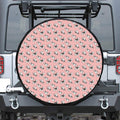Cute French Bulldog Puppy Pattern Print Tire Cover