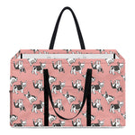 Cute French Bulldog Puppy Pattern Print Utility Tote Bag
