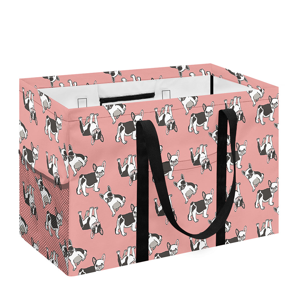 Cute French Bulldog Puppy Pattern Print Utility Tote Bag