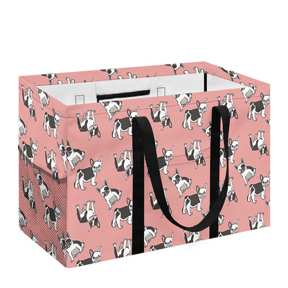 Cute French Bulldog Puppy Pattern Print Utility Tote Bag