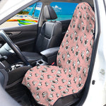 Cute French Bulldog Puppy Pattern Print Waterproof Car Seat Cover