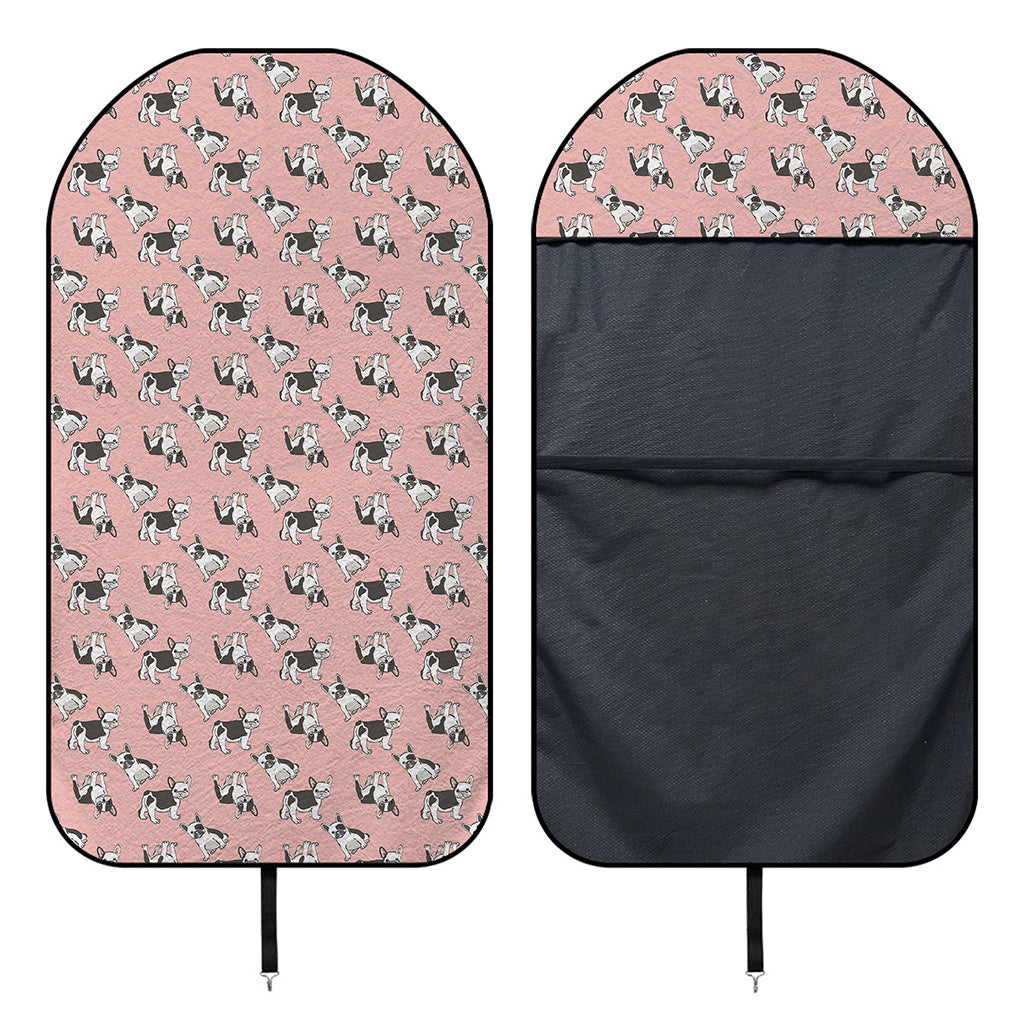 Cute French Bulldog Puppy Pattern Print Waterproof Car Seat Cover