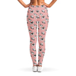 Cute French Bulldog Puppy Pattern Print Women's Leggings