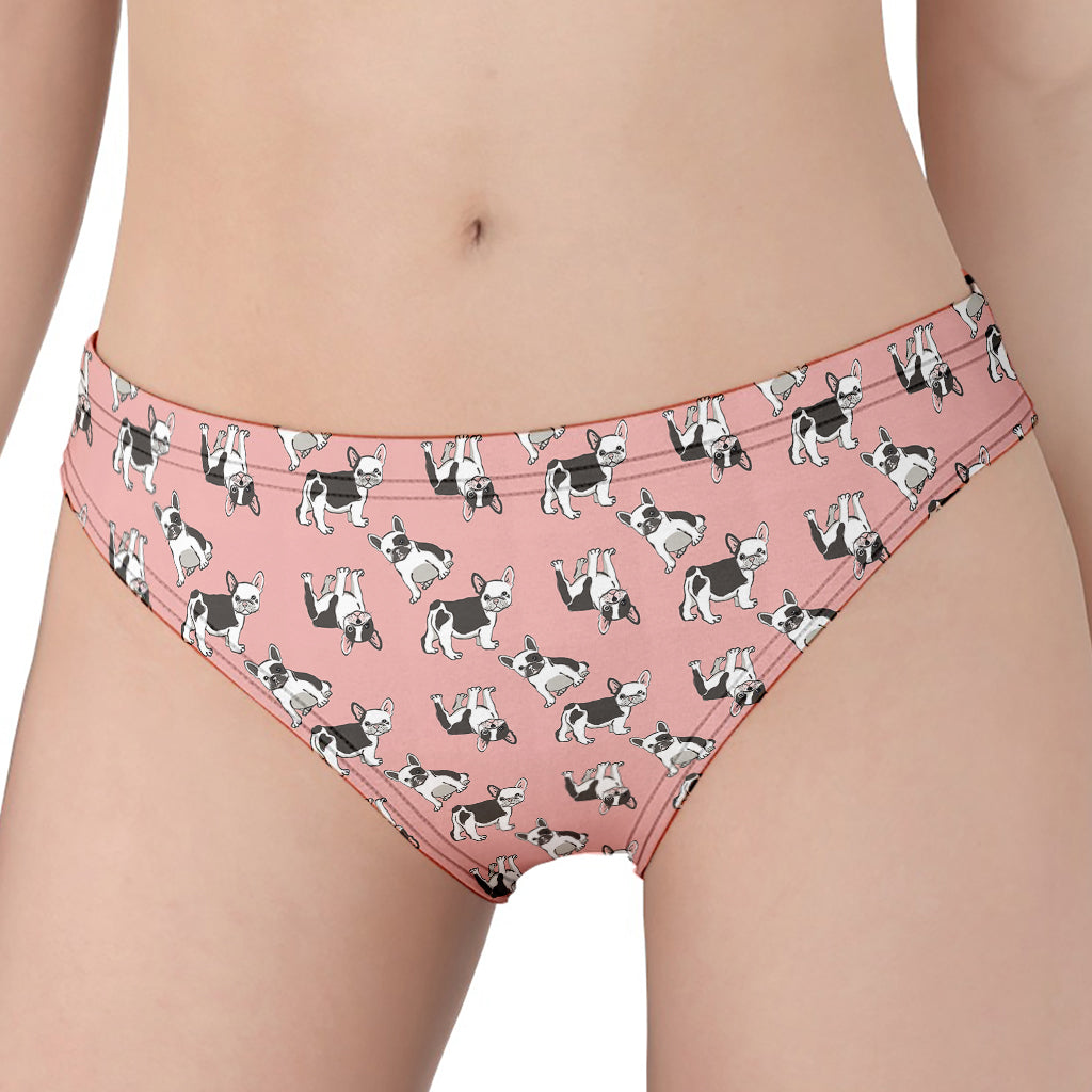 Cute French Bulldog Puppy Pattern Print Women's Panties