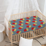 Cute French Fries Pattern Print Baby Crib Sheet