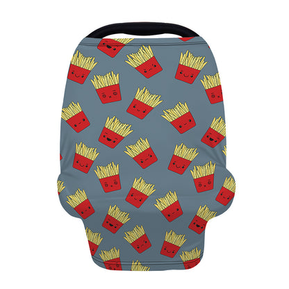 Cute French Fries Pattern Print Baby Seat Cover