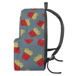 Cute French Fries Pattern Print Backpack