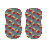 Cute French Fries Pattern Print Bar Stool Covers