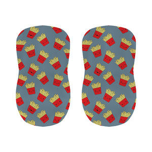 Cute French Fries Pattern Print Bar Stool Covers