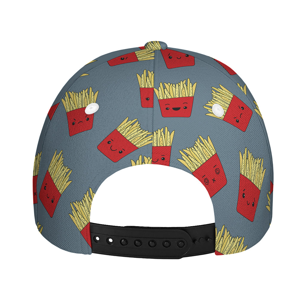 Cute French Fries Pattern Print Baseball Cap