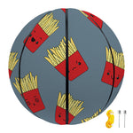 Cute French Fries Pattern Print Basketball