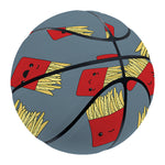 Cute French Fries Pattern Print Basketball