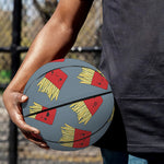Cute French Fries Pattern Print Basketball