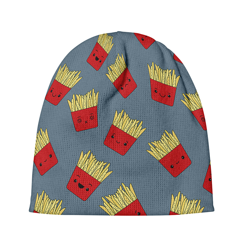 Cute French Fries Pattern Print Beanie