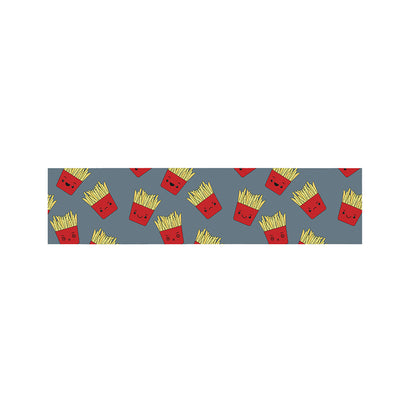 Cute French Fries Pattern Print Bed Runner