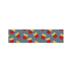 Cute French Fries Pattern Print Bed Runner