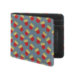 Cute French Fries Pattern Print Bifold Wallet