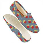 Cute French Fries Pattern Print Casual Shoes