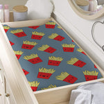 Cute French Fries Pattern Print Changing Pad Cover