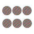 Cute French Fries Pattern Print Coaster Set