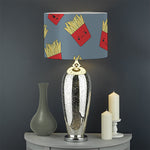 Cute French Fries Pattern Print Drum Lamp Shade