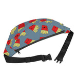 Cute French Fries Pattern Print Fanny Pack