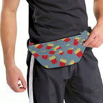 Cute French Fries Pattern Print Fanny Pack