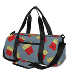 Cute French Fries Pattern Print Gym Bag