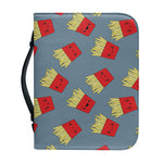 Cute French Fries Pattern Print Leather Bible Cover