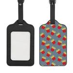 Cute French Fries Pattern Print Luggage Tag