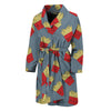 Cute French Fries Pattern Print Men's Bathrobe