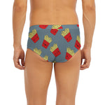Cute French Fries Pattern Print Men's Briefs