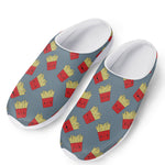 Cute French Fries Pattern Print Mesh Casual Shoes