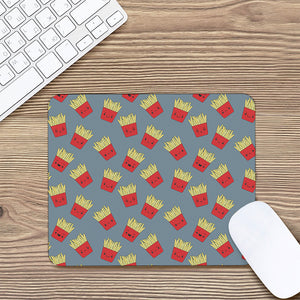 Cute French Fries Pattern Print Mouse Pad