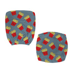 Cute French Fries Pattern Print Office Chair Cover