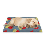 Cute French Fries Pattern Print Pet Cooling Mat Cover