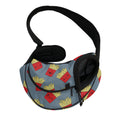 Cute French Fries Pattern Print Pet Sling Carrier