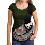 Cute French Fries Pattern Print Pet Sling Carrier