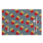 Cute French Fries Pattern Print Placemat