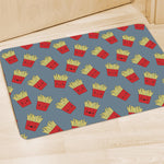 Cute French Fries Pattern Print Polyester Doormat