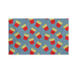 Cute French Fries Pattern Print Polyester Flag