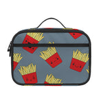 Cute French Fries Pattern Print Portable Lunch Bag