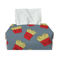 Cute French Fries Pattern Print Rectangle Tissue Box Cover