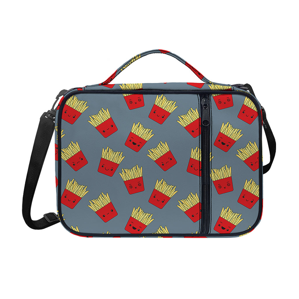 Cute French Fries Pattern Print Shoulder Strap Bible Bag