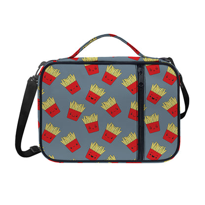 Cute French Fries Pattern Print Shoulder Strap Bible Bag