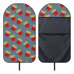 Cute French Fries Pattern Print Waterproof Car Seat Cover