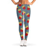 Cute French Fries Pattern Print Women's Leggings