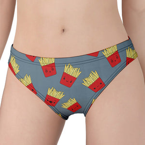 Cute French Fries Pattern Print Women's Panties