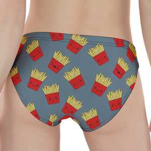 Cute French Fries Pattern Print Women's Panties