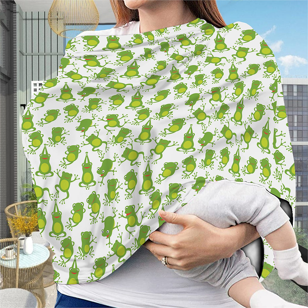 Cute Frog Pattern Print Baby Seat Cover